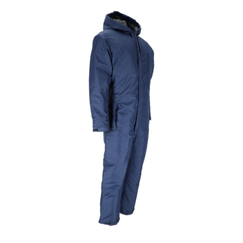 KOMBINEZON OCHRONNY OCIEPLANY, OTWÓR NA SŁUCHAWKI, ZAPINANY NA ZAMEK GRANATOWY