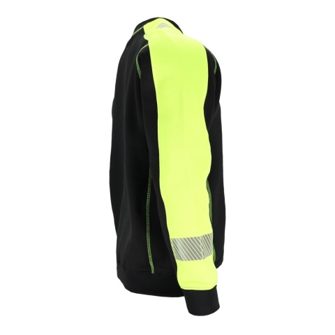 BLUZA OCHRONNA TRENT DZIANINOWA Z POLAREM OD ŚRODKA, ŻÓŁTO-CZARNA
