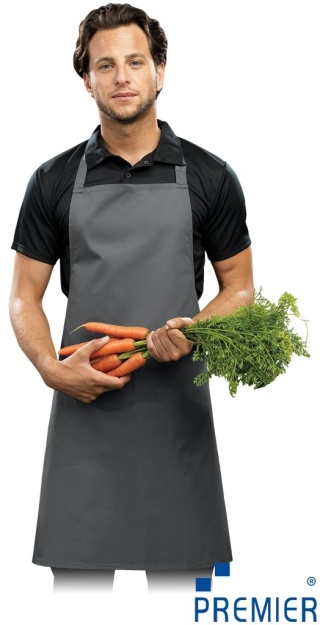 FARTUCH Z REGULACJĄ ZA POMOCĄ KLAMRY SZARY POSTMAN