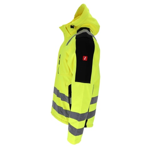 KURTKA OCHRONNA SOFTSHELL GLASGOW MEMBRANA FLUO ŻÓŁTO-CZARNA