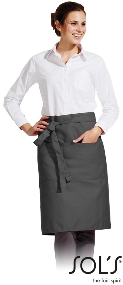 FARTUCH ZAPASKA 2K CIEMNOSZARA