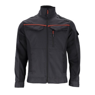 BLUZA OCHRONNA FORELASTIC ODBLASKOWE ELEMENTY SZARO-POMARAŃCZOWA