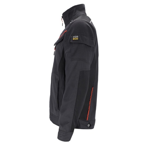 BLUZA OCHRONNA FORELASTIC ODBLASKOWE ELEMENTY SZARO-POMARAŃCZOWA