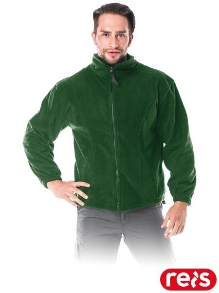 BLUZA OCHRONNA Z POLARU - XL - ZIELONY