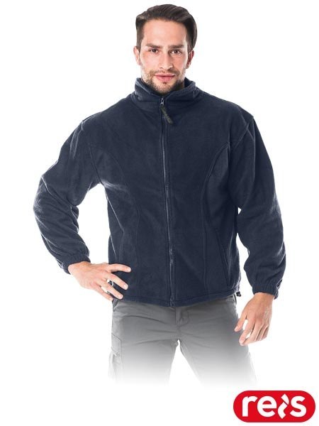 BLUZA OCHRONNA Z POLARU - M - GRANATOWY