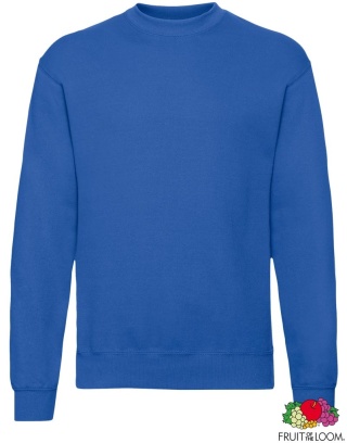 BLUZA SET-IN SWEAT CLASSIC NIEBIESKA