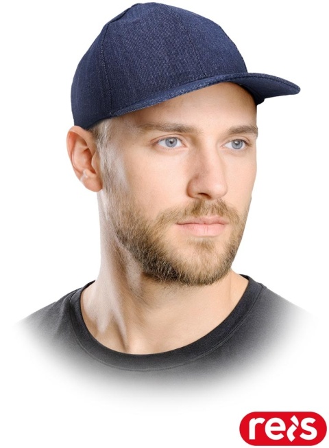 CZAPKA OCHRONNA JEANSOWA DŻINS