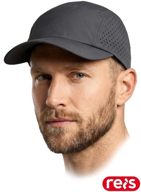 CZAPKA OCHRONNA AIRVIL OTWORY WENTYLACYJNE, CIEMNOSZARA