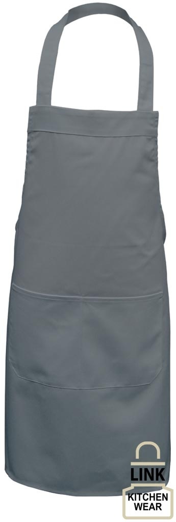 FARTUCH 2K KIESZEŃ Z PRZODU SZARY