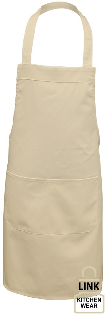 FARTUCH 2K KIESZEŃ Z PRZODU NATURALNY