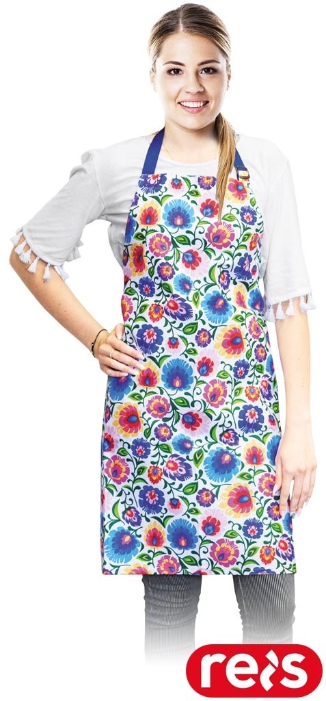 FARTUCH BAWEŁNA WZÓR FOLK