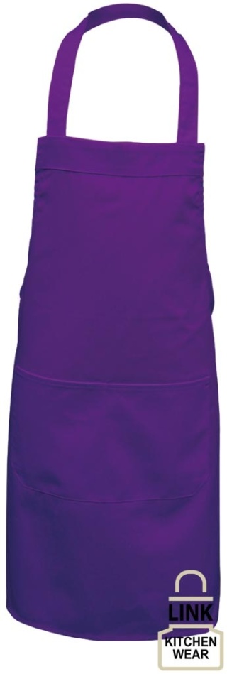 FARTUCH 2K KIESZEŃ Z PRZODU FIOLETOWY