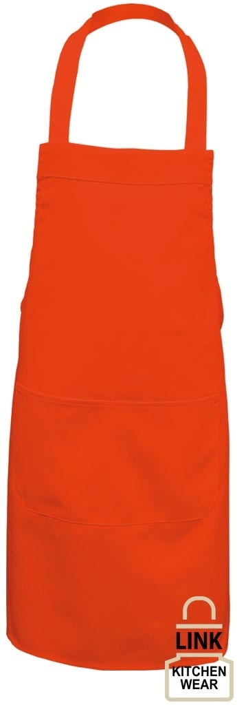 FARTUCH 2K KIESZEŃ Z PRZODU POMARAŃCZOWY