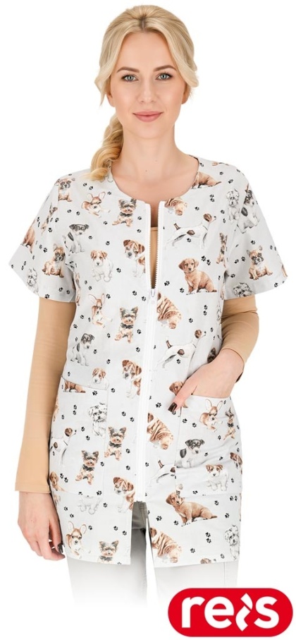 FARTUCH PIESKI TUNIKA, DLA WETERYNARZY, GROOMERÓW, PIELĘGNACJA ZWIERZĄT