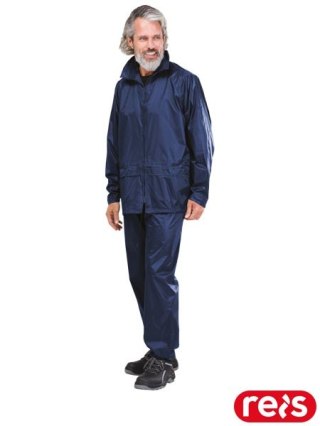 KOMPLET OCHRONNY PRZECIWDESZCZOWY - 3XL - GRANATOWY