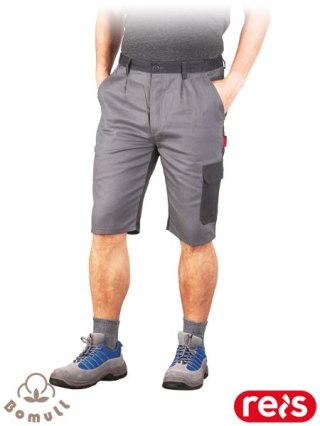 SPODNIE OCHRONNE DO PASA - KRÓTKIE - 2XL - SZARO-CIEMNOSZARY