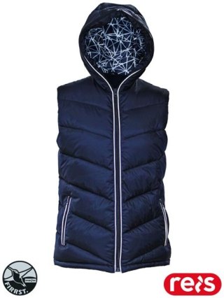 BEZRĘKAWNIK OCHRONNY OCIEPLANY - 2XL - GRANATOWY