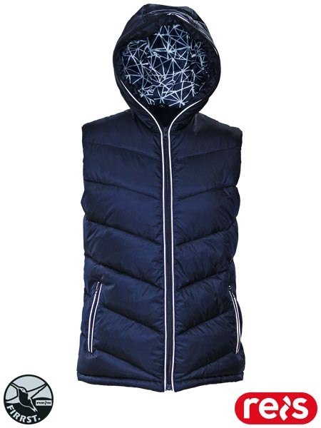 BEZRĘKAWNIK OCHRONNY OCIEPLANY - 2XL - GRANATOWY