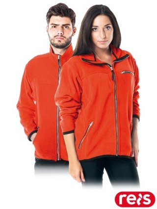 BLUZA OCHRONNA Z POLARU - 3XL - POMARAŃCZOWY