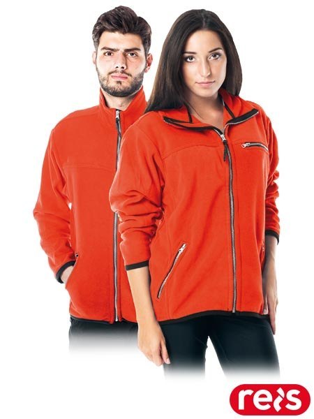 BLUZA OCHRONNA Z POLARU - 3XL - POMARAŃCZOWY