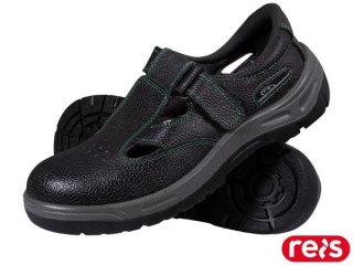 BUTY BEZPIECZNE - 36 - CZARNO-SZARO-ZIELONY