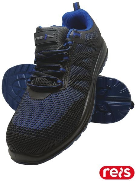 BUTY BEZPIECZNE - 39 - CZARNO-NIEBIESKI