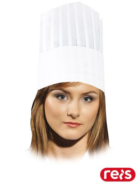 CZAPKA KUCHARSKA - uni - BIAŁY