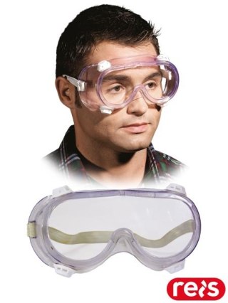 GOGLE OCHRONNE - uni - TRANSPARENTNY
