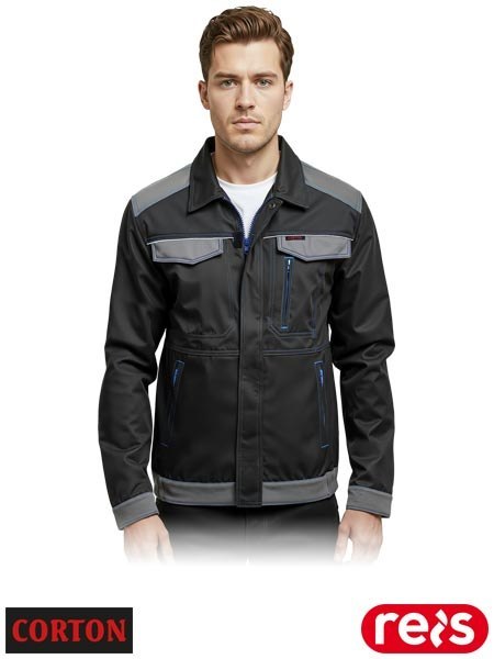 BLUZA OCHRONNA - 4XL - CZARNO-SZARY