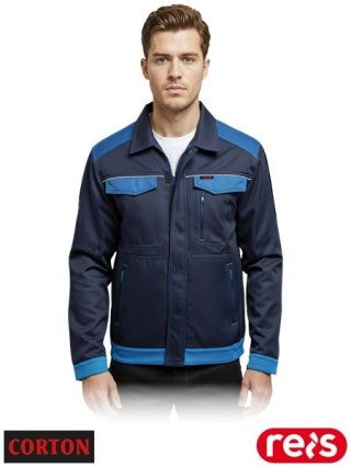 BLUZA OCHRONNA - 4XL - GRANATOWO-NIEBIESKI