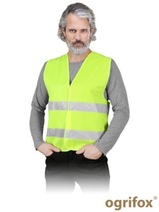 KAMIZELKA OSTRZEGAWCZA - 3XL - ŻÓŁTY