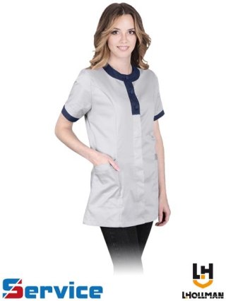 FARTUCH OCHRONNY DAMSKI - 2XL - JASNOSZARO-GRANATOWY
