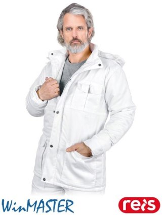 KURTKA OCHRONNA OCIEPLANA - 2XL - BIAŁY