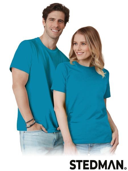 T-SHIRT - L - NIEBIESKI OCEANICZNY