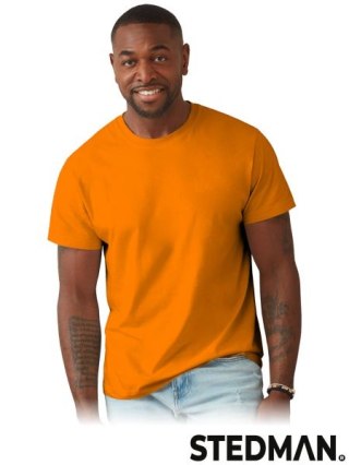 T-SHIRT MĘSKI - 2XL - POMARAŃCZOWY