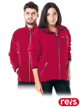 BLUZA OCHRONNA Z POLARU - 2XL - CZERWONY