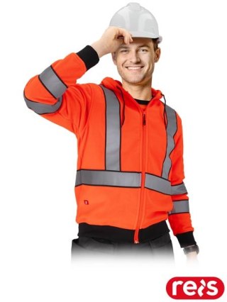 BLUZA OCHRONNA Z POLARU - 3XL - POMARAŃCZOWY