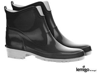 BUTY Z PCV - 38 - CZARNY