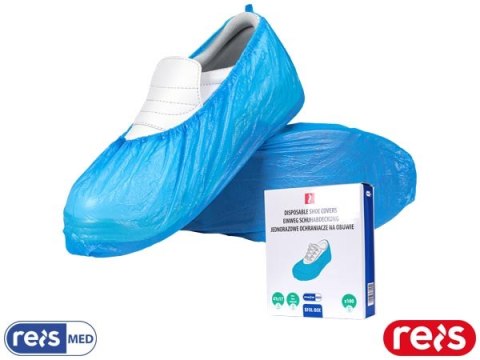 JEDNORAZOWE OCHRANIACZE NA OBUWIE - 41X17 - NIEBIESKI