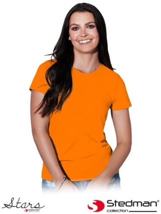 T-SHIRT DAMSKI - XL - POMARAŃCZOWY
