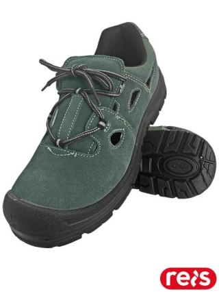 BUTY BEZPIECZNE - 44 - ZIELONO-CZARNY