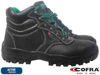 BUTY BEZPIECZNE - 45 - CZARNO-ZIELONY