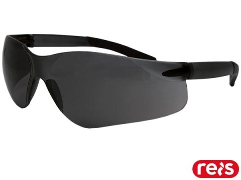 OKULARY OCHRONNE - 1-M - SZARO-CZARNY