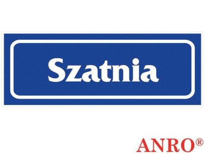 Naklejka samoprzylepna "Szatnia" ZNAK BEZPIECZEŃSTWA - 90x240 mm