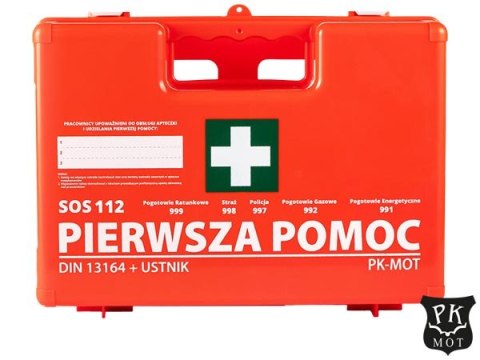 APTECZKA PIERWSZEJ POMOCY 8% VAT - 28x21x11,5 - CZERWONY