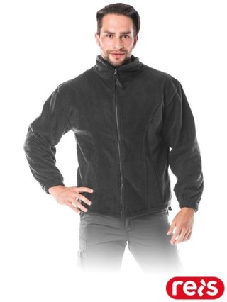 BLUZA OCHRONNA Z POLARU - 3XL - CZARNY