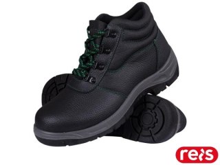 BUTY BEZPIECZNE - 36 - CZARNO-SZARO-ZIELONY