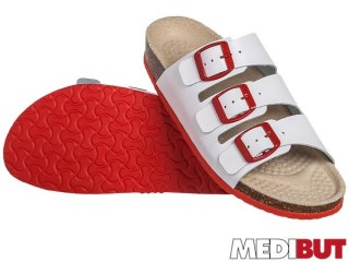 BUTY ZAWODOWE - 40 - BIAŁO-CZERWONY