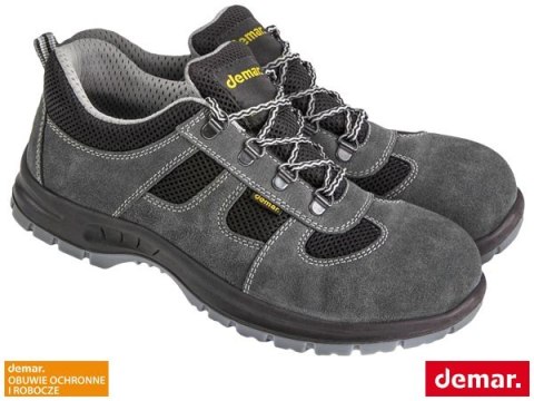 BUTY BEZPIECZNE - 36 - SZARY/STALOWY