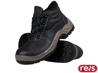 BUTY BEZPIECZNE - 38 - CZARNO-SZARO-ZIELONY